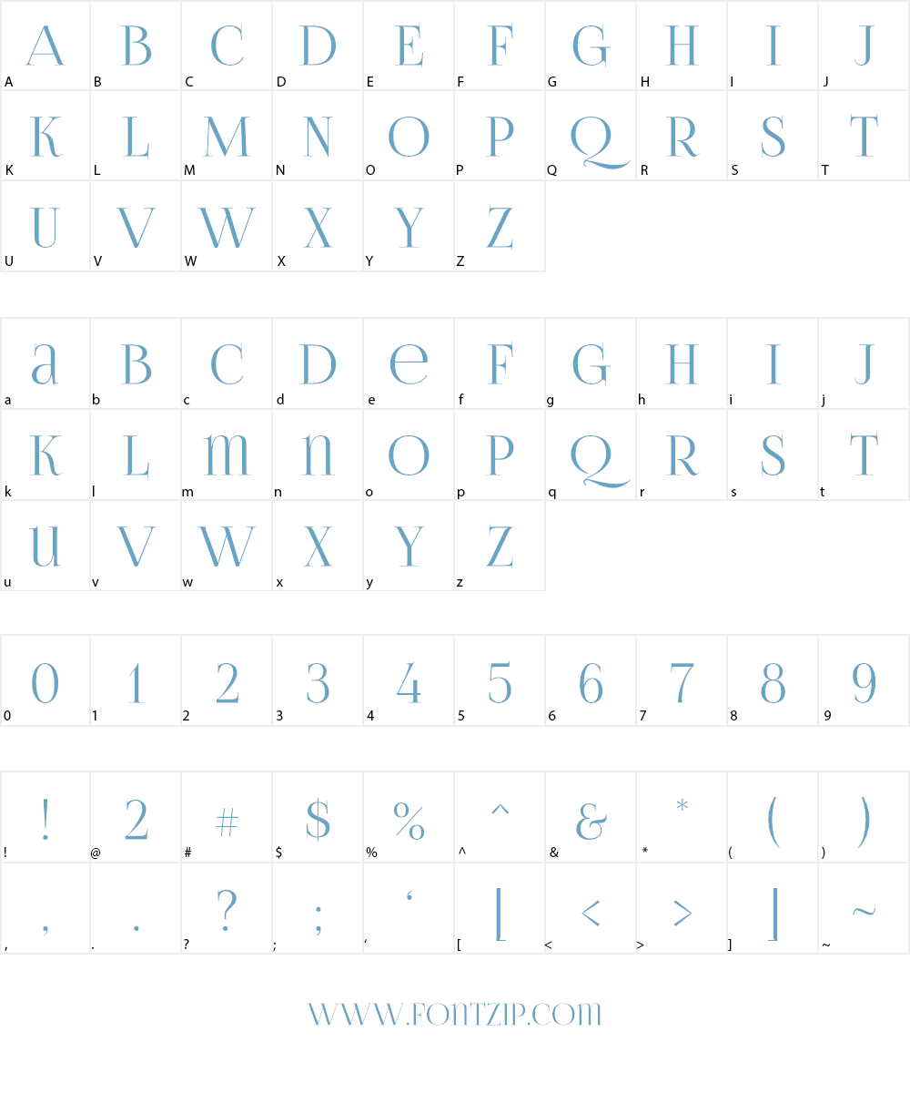 FoglihtenNo06 Font Character