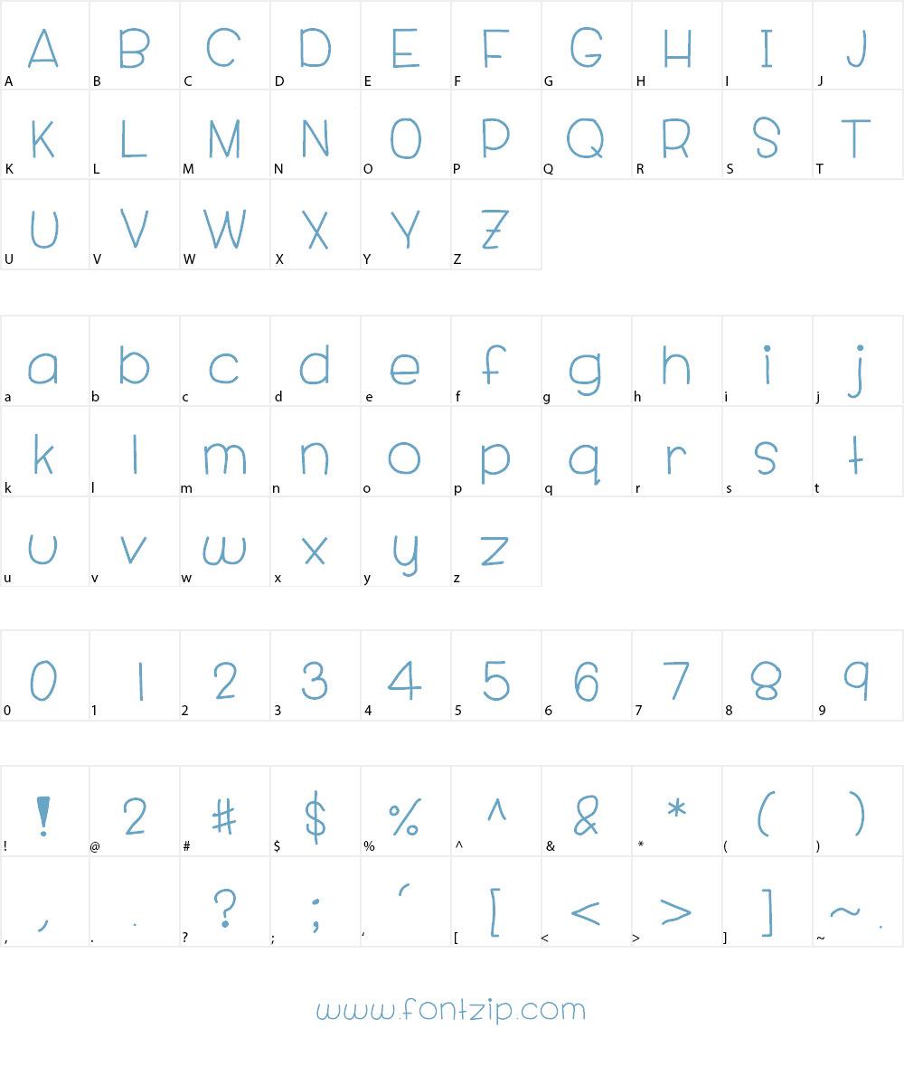NoBulliesAllowed Font Character