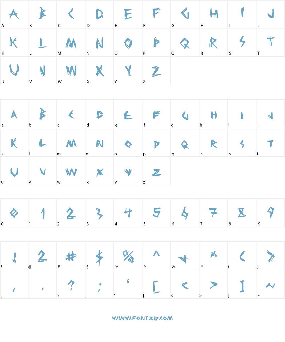 BeautifulWorldNBP Font Character