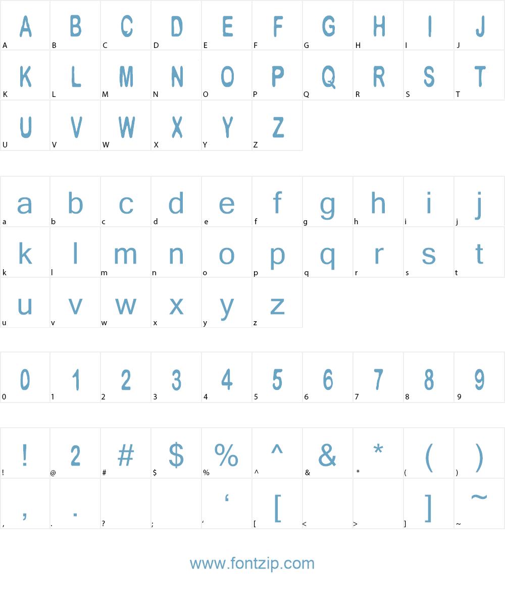 CF Metropolis Font Character