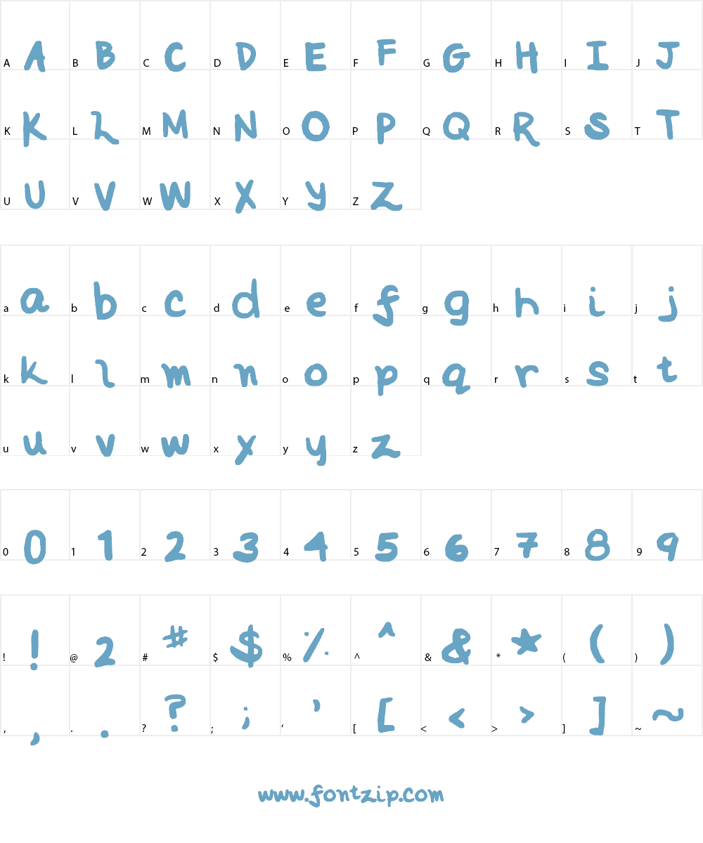Aeric Font Character