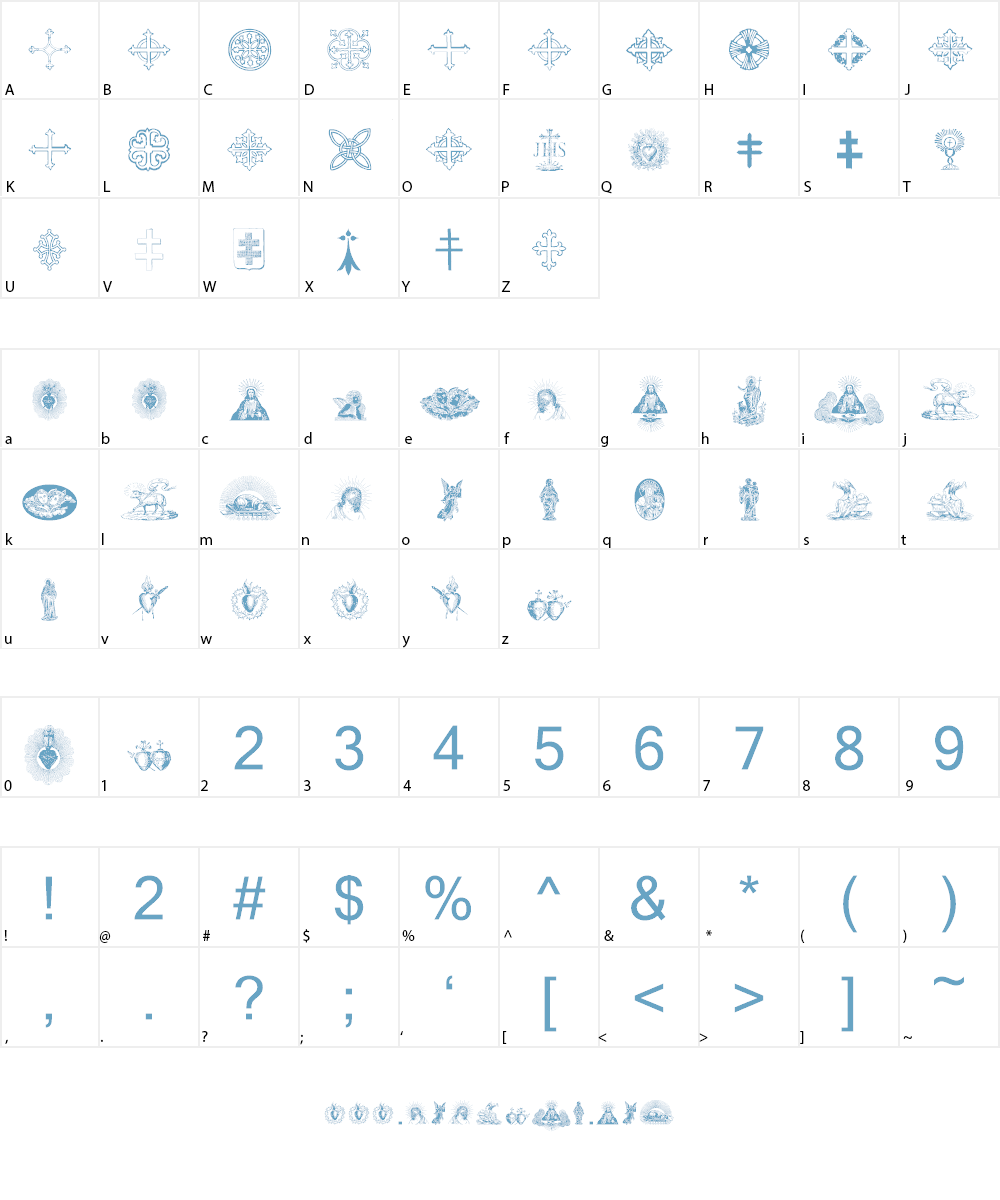 Laus Sus Cris Font Character