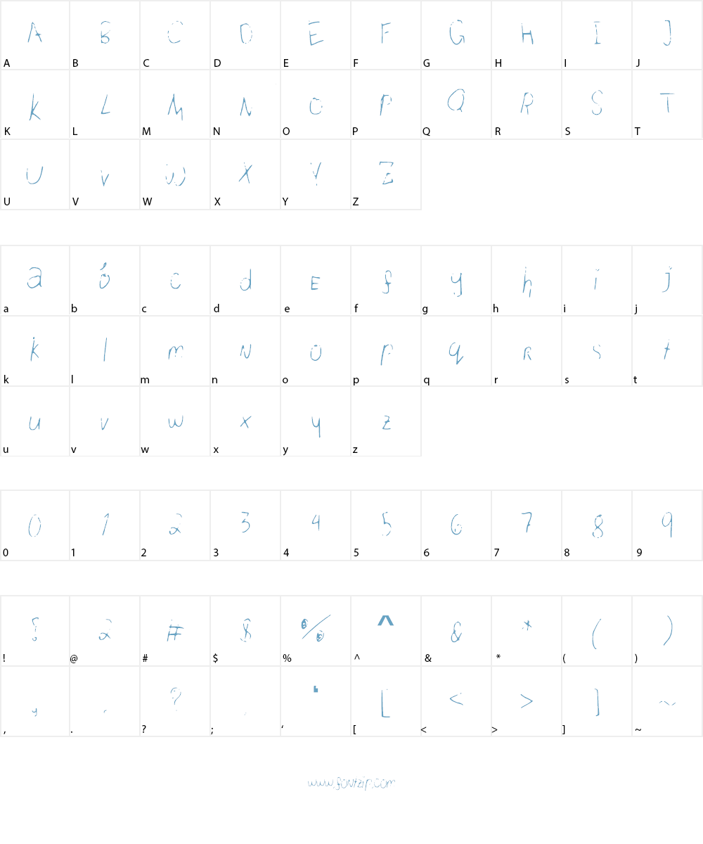 Siiisons Font Character