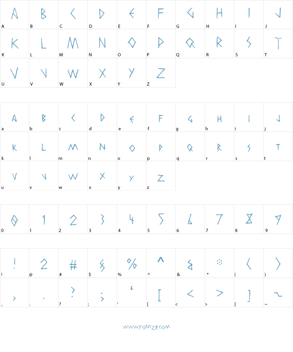AristotelianNBP Font Character