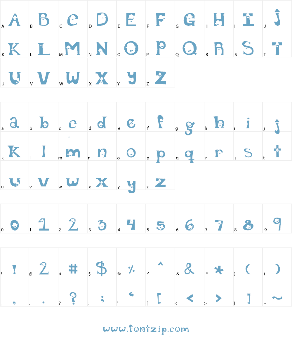 Chaplin Type Font Character