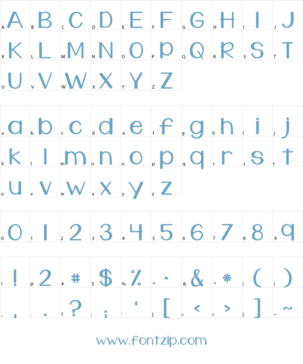 KG Dark Side Font Character