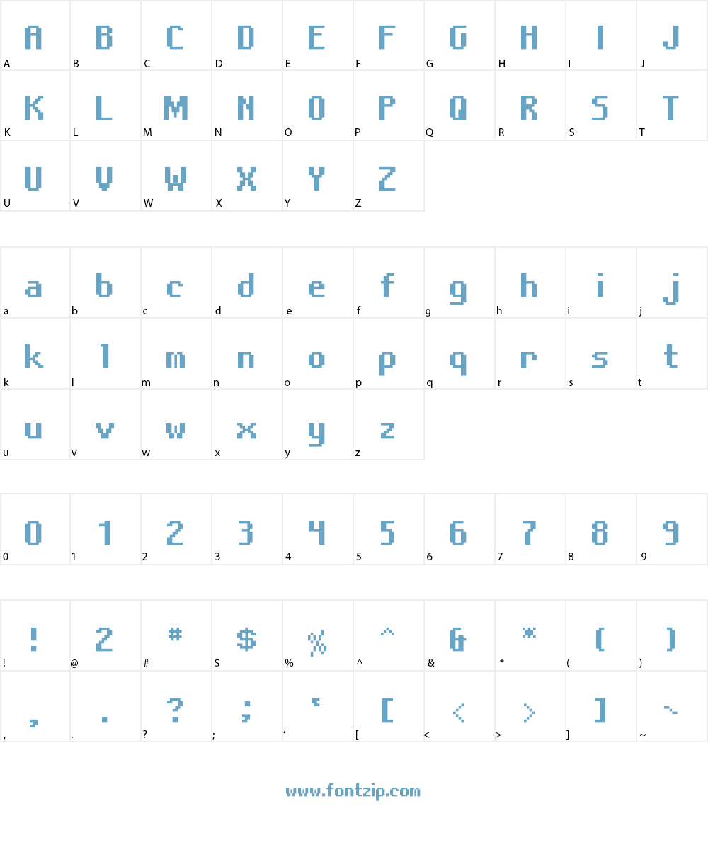 Prospero NBP Font Character