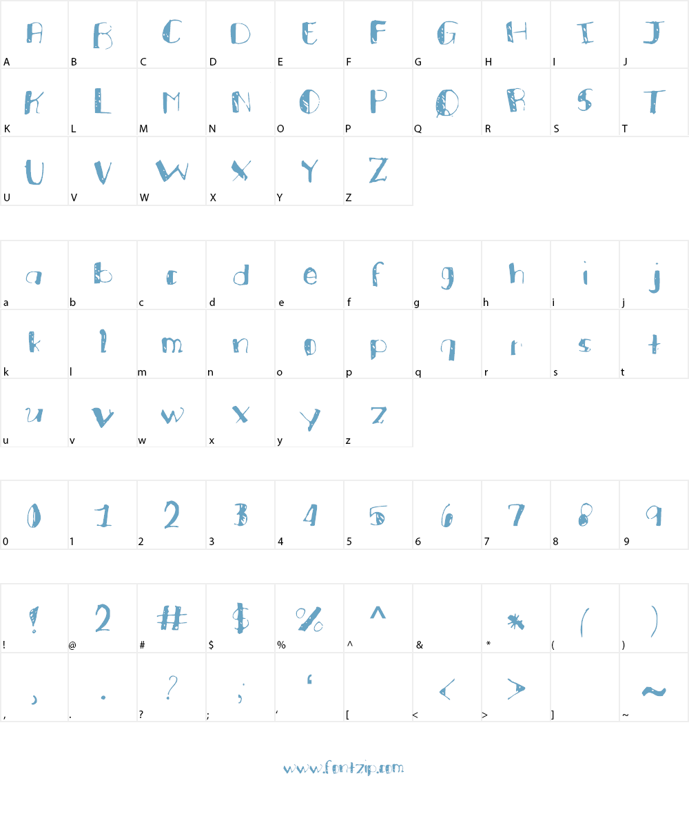 RoundBound Font Character