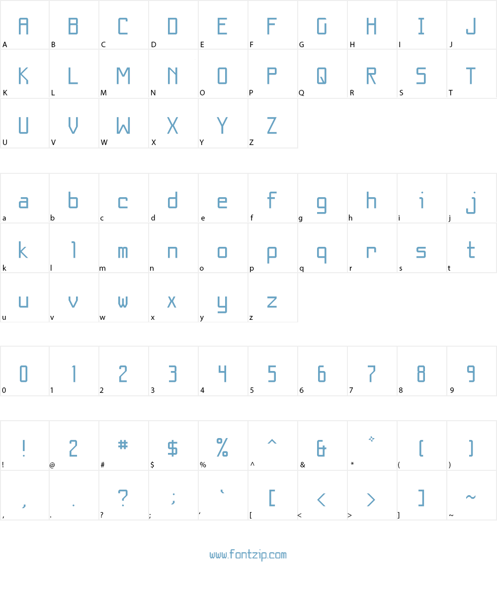 Wensleydale Gothic NBP Font Character