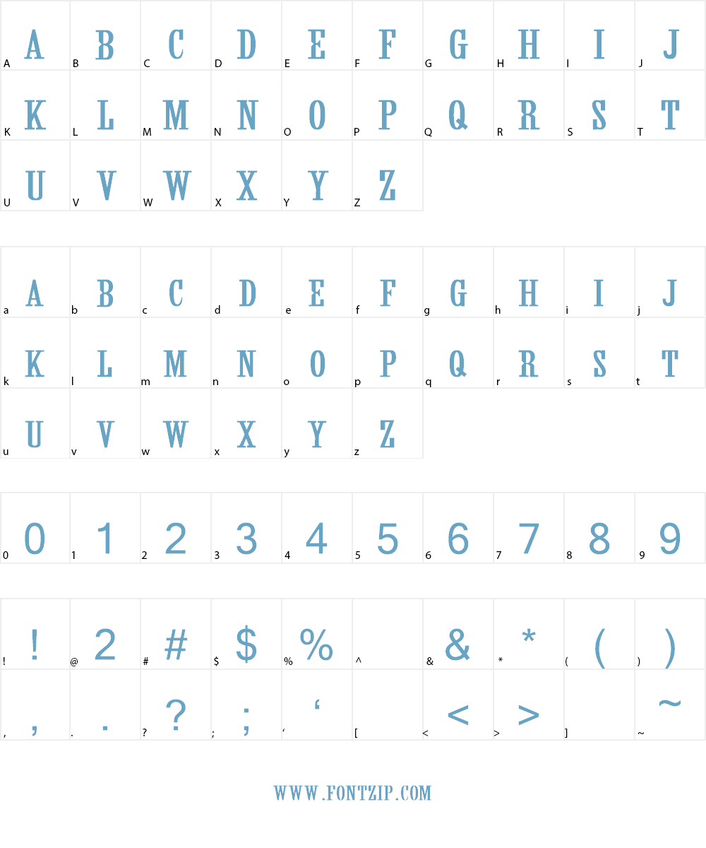 CF Fashion Font Character