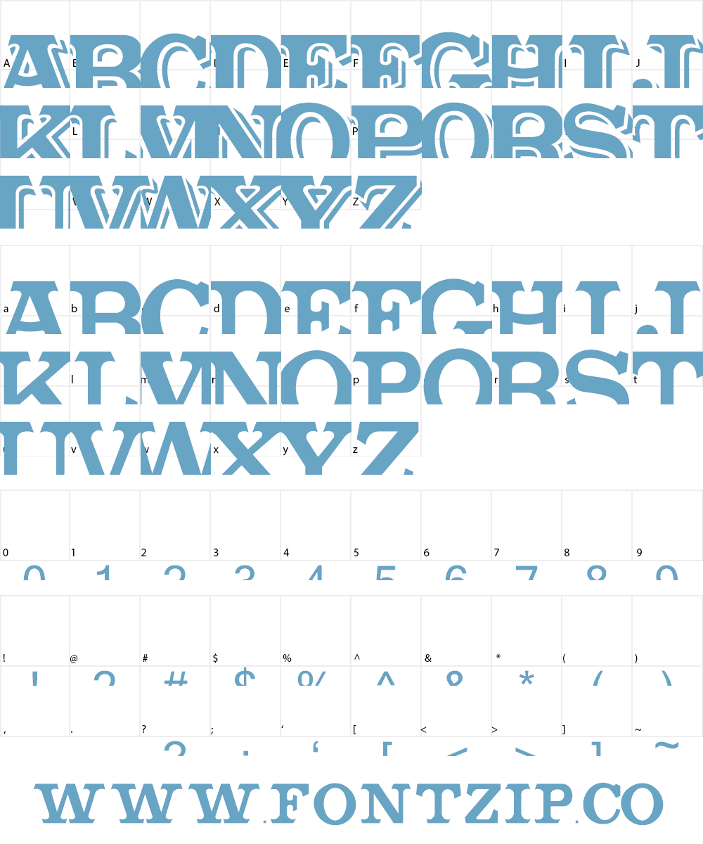 Outstanding Font Character