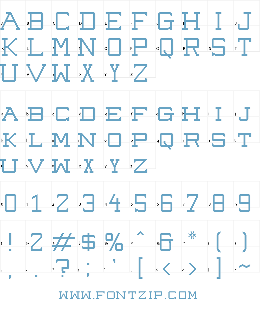 Raven Sans NBP Font Character