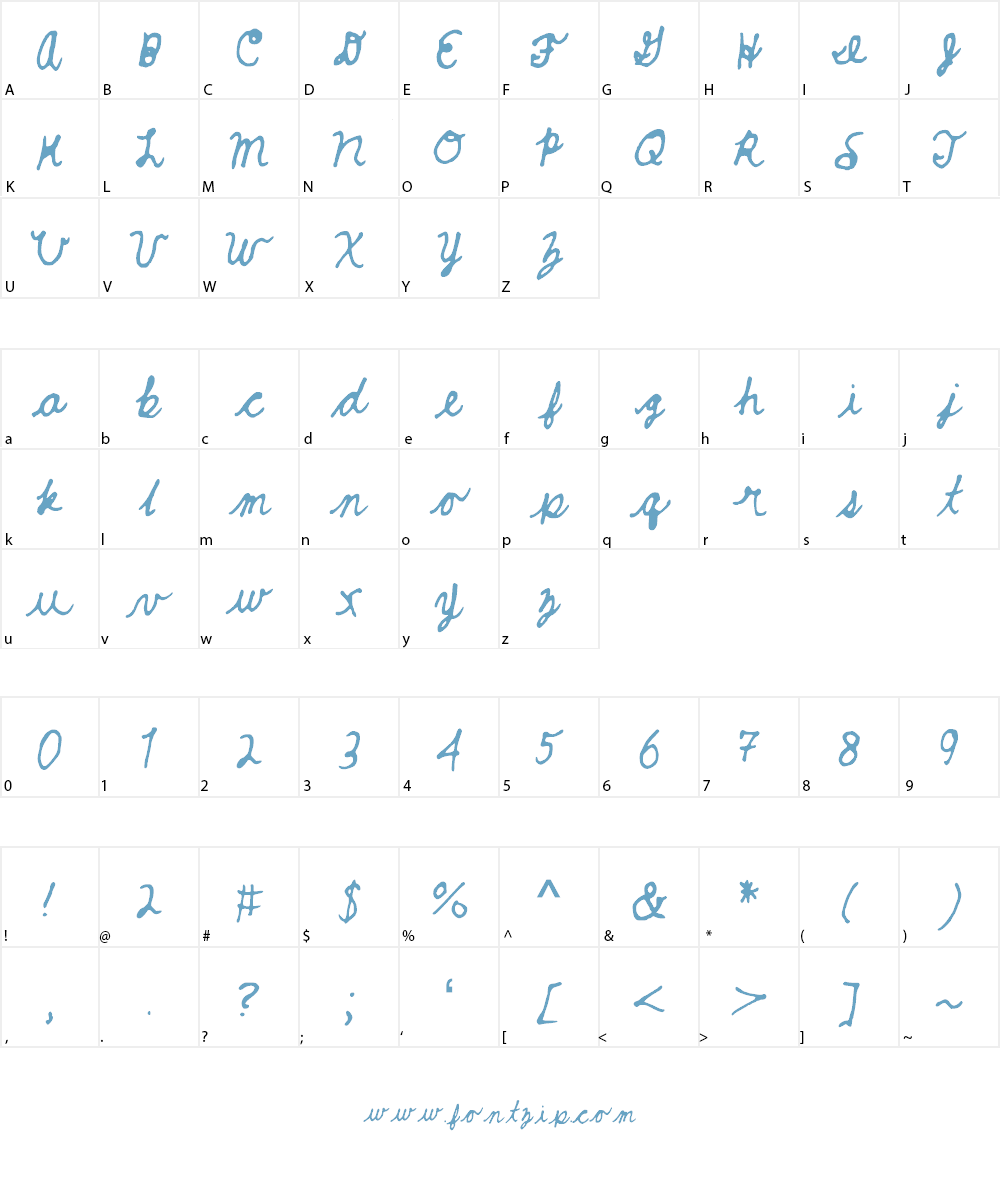 SKFreedom Font Character