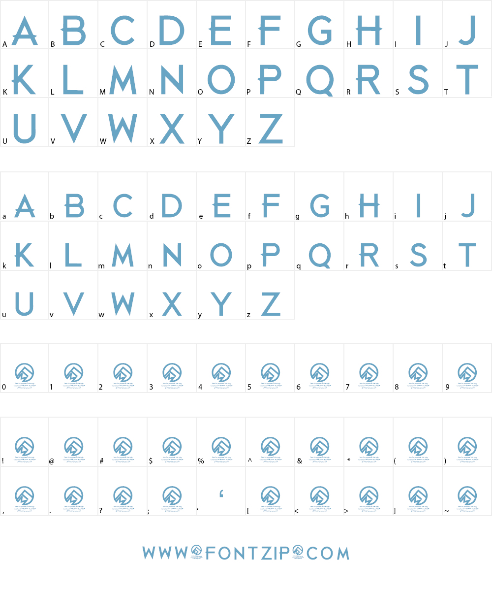 Die Already Font Character