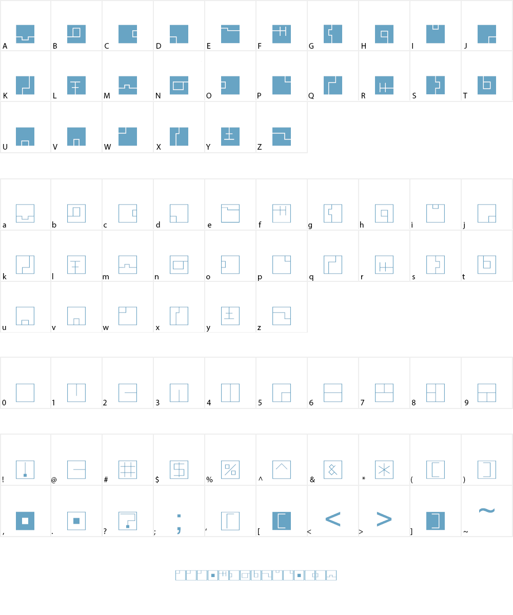 FEZ Font Character