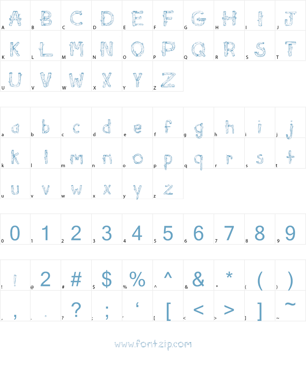 SketchLogs Font Character