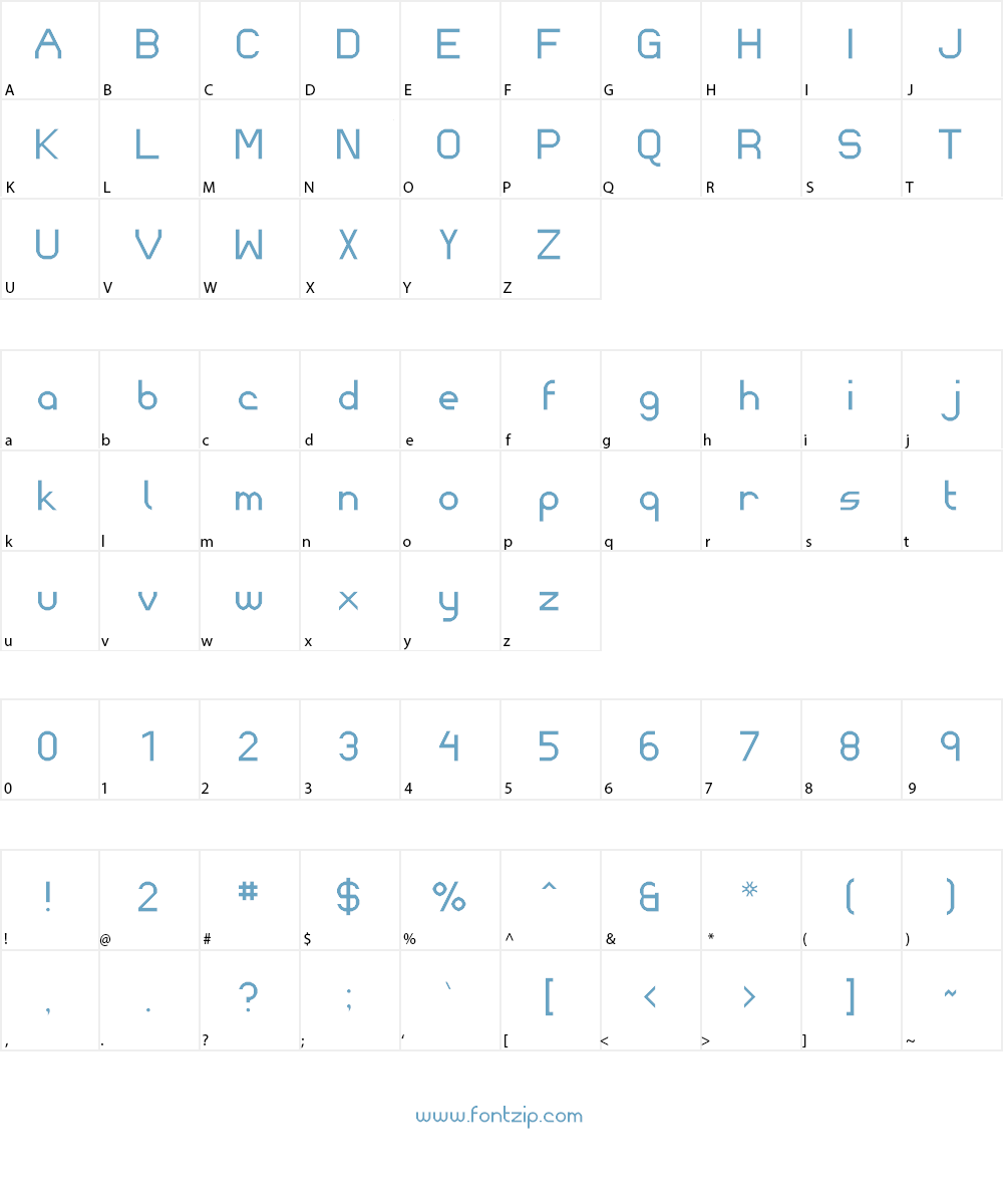 Motorik NBP Font Character