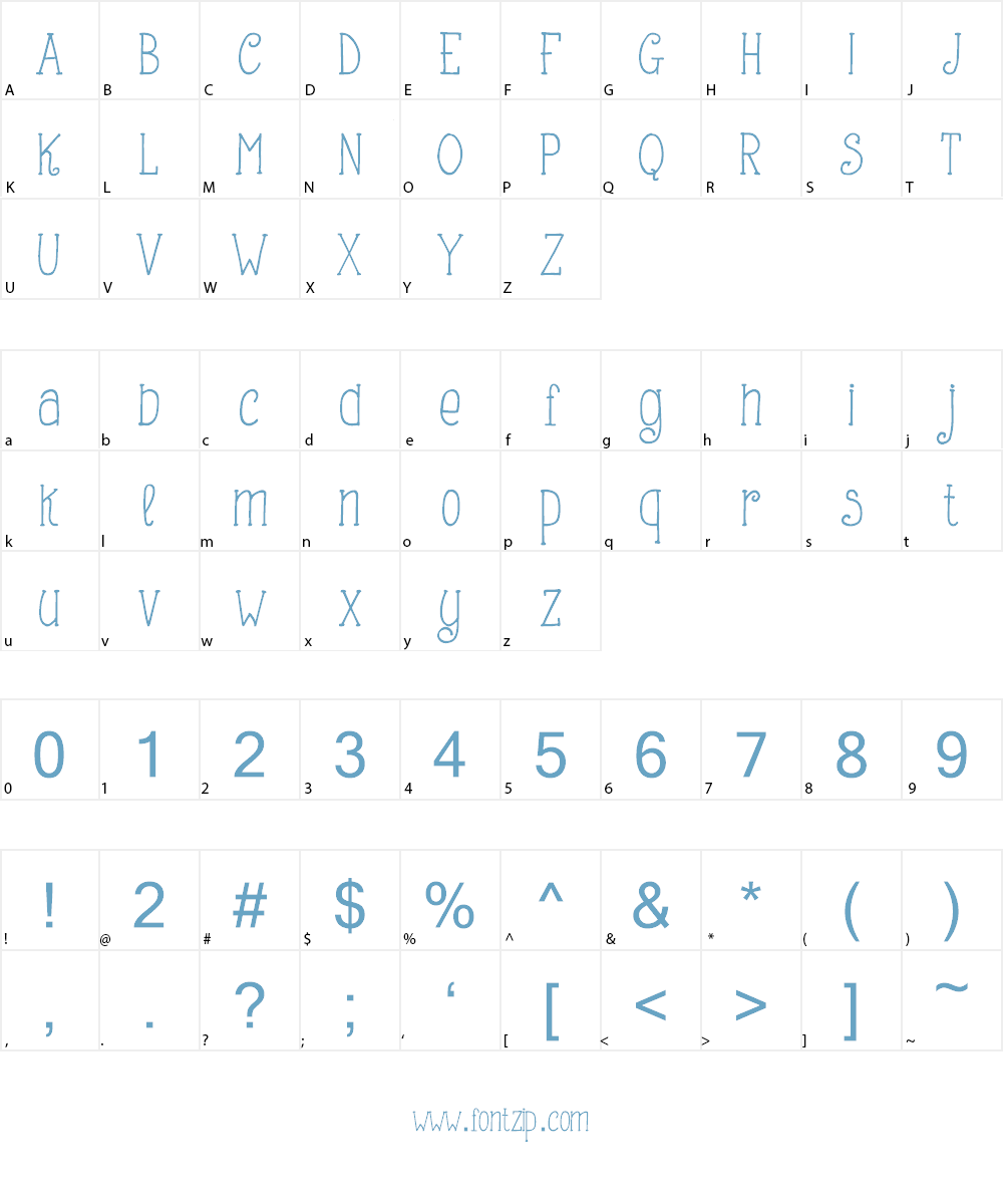 Making Lettering Tall_demo Font Character