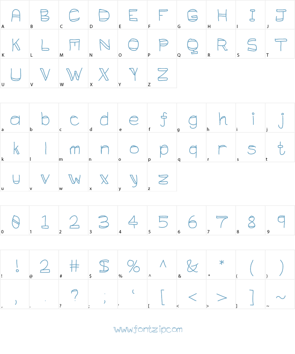 Calculus Font Character