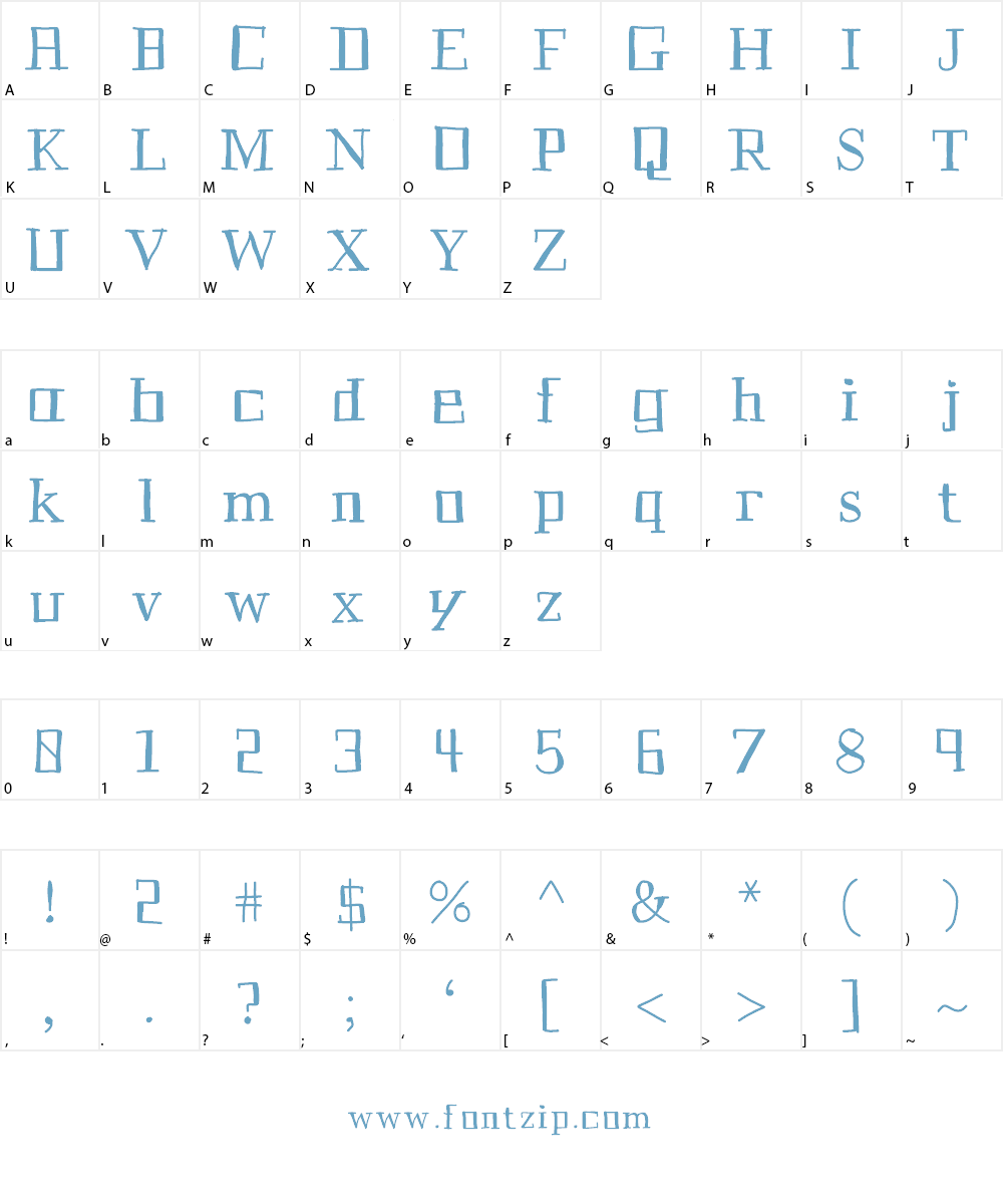 Historian Font Character