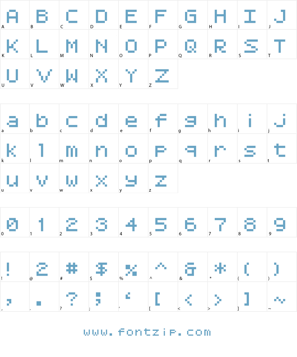 Synchronizer NBP Font Character