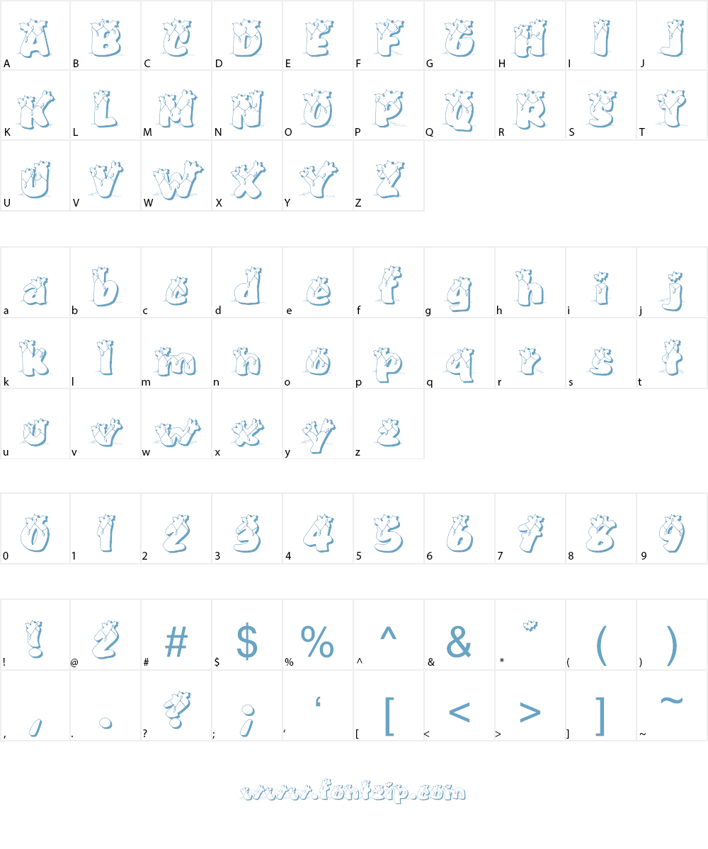 Pullstar-Holinight Font Character