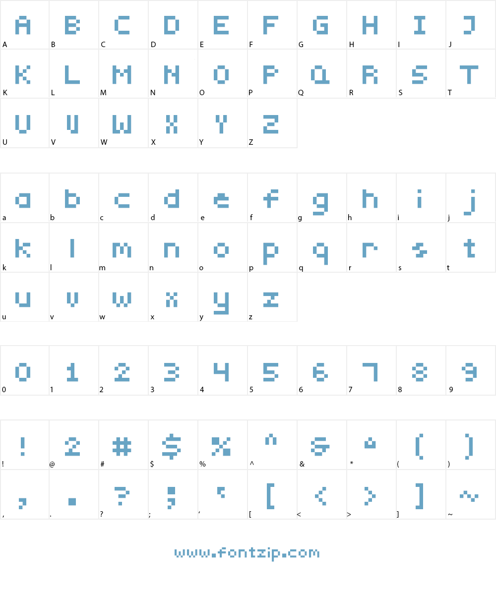 Lionel Micro NBP Font Character