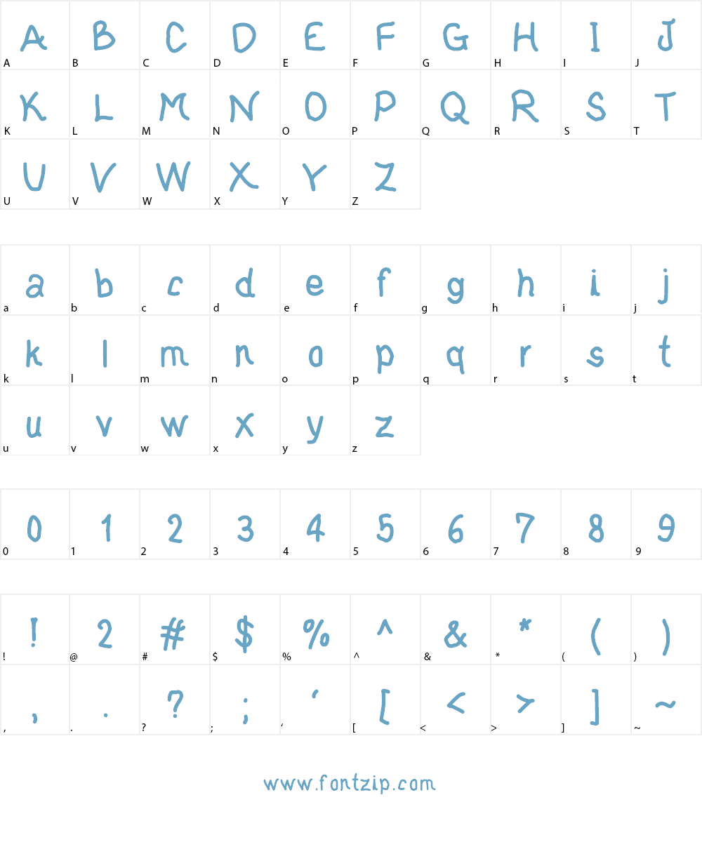 JDTyr Font Character