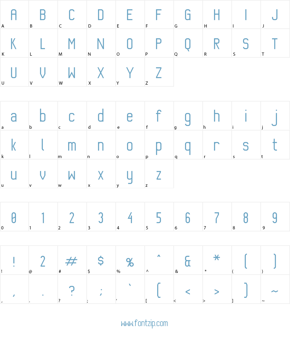 Kraftwagen-Grotesk NBP Font Character