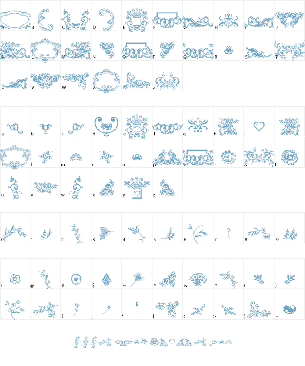 Dingleberries Font Character