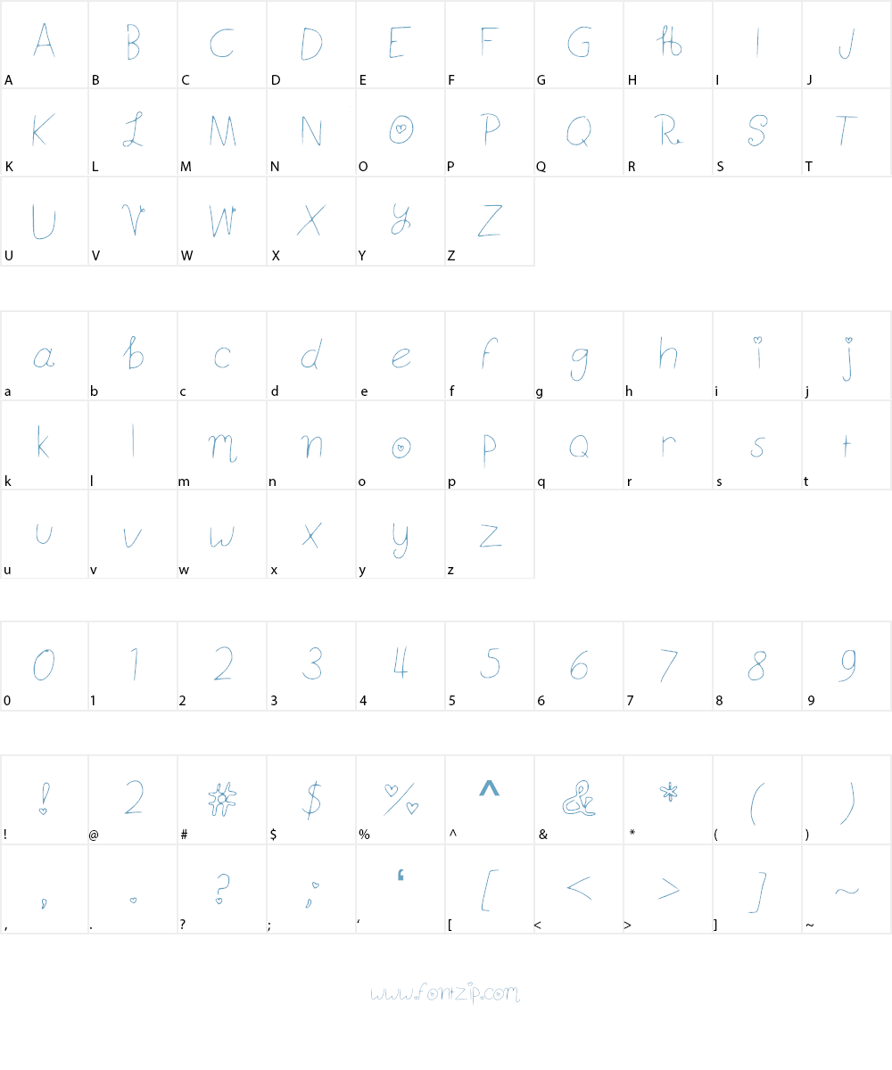 Joli Font Character