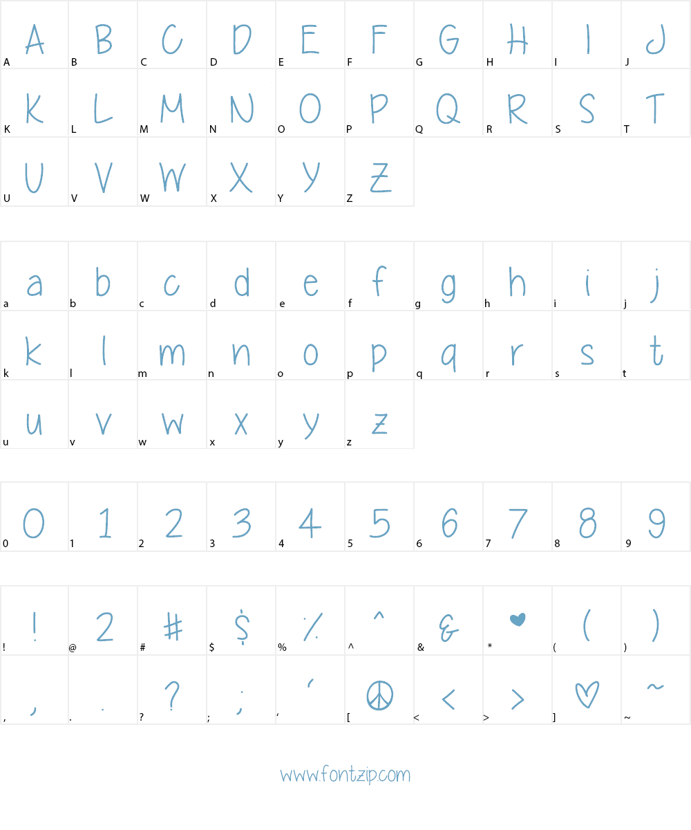 YummyCupcakes Font Character