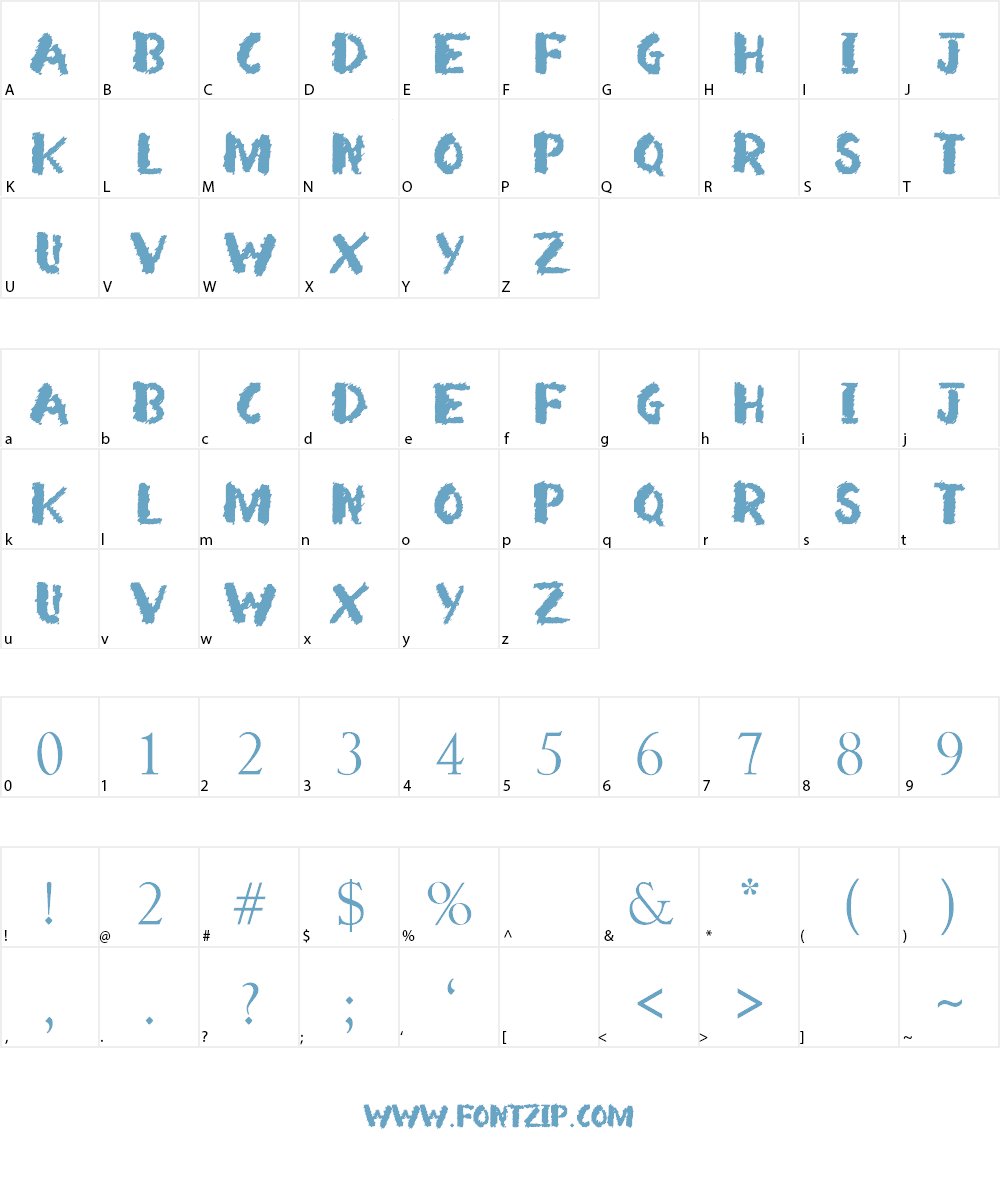 Arsonist Font Character