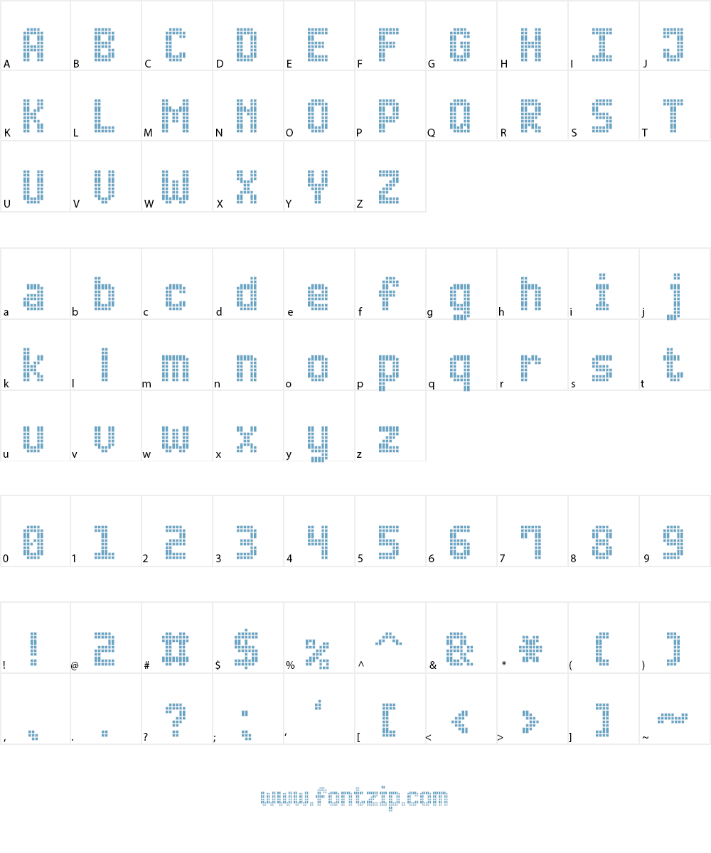 Advanced LED Board-7 Font Character