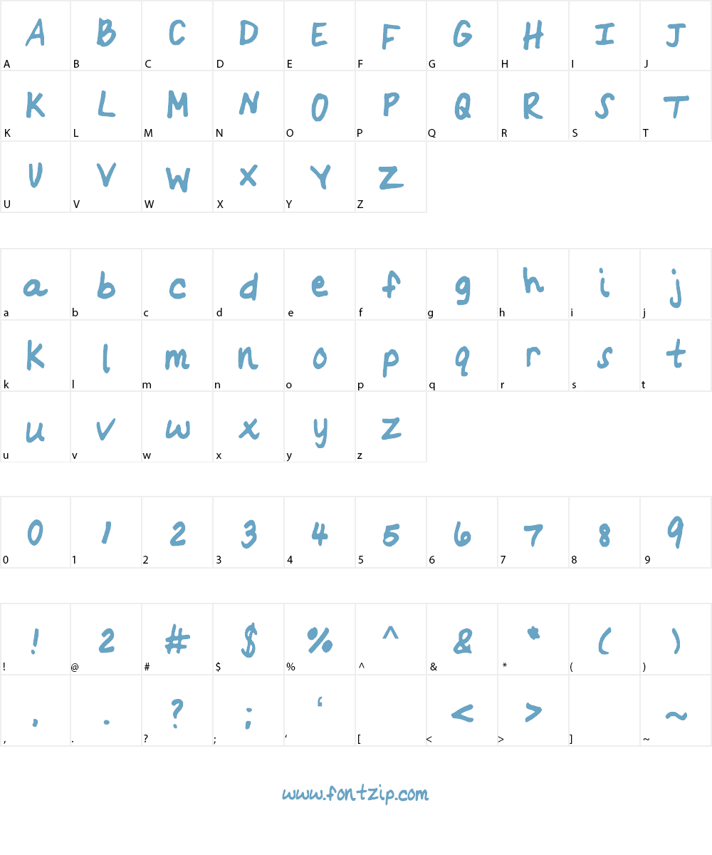 KBRoundUp Font Character