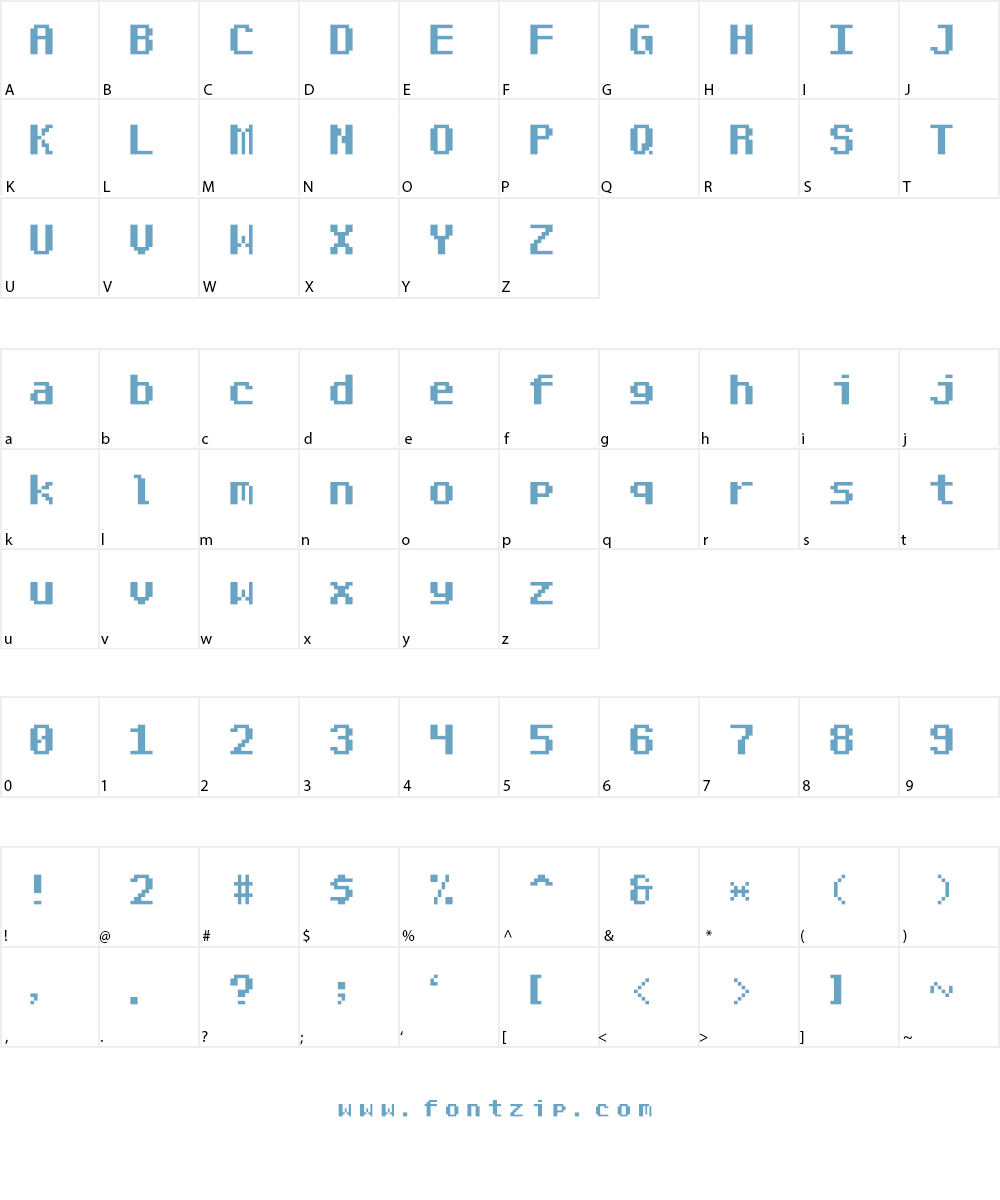 Mayfair NBP Font Character
