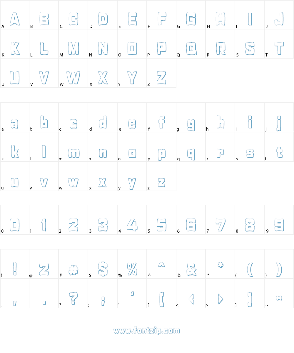 Rabanera Font Character