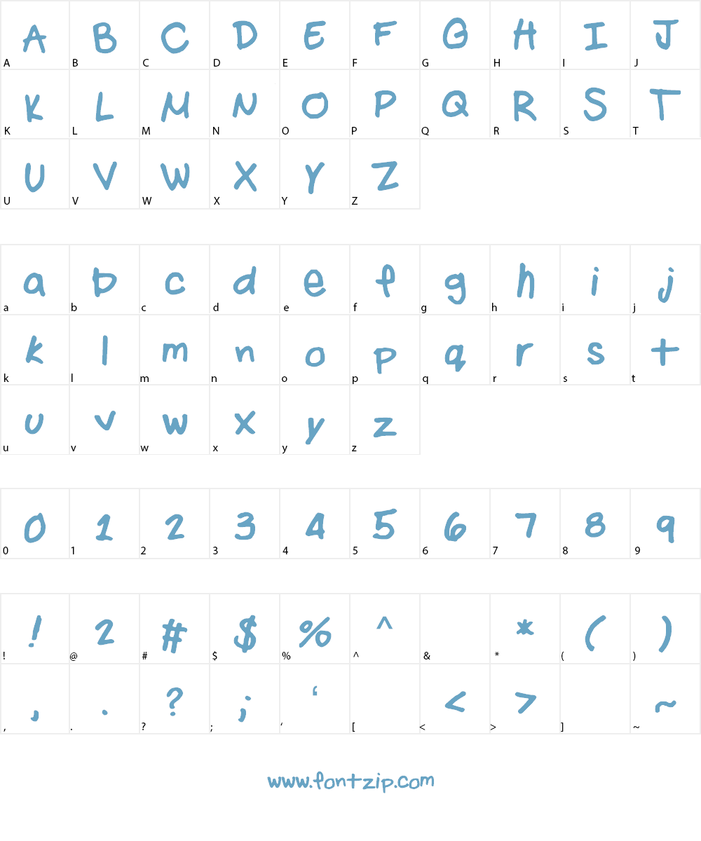 edenshappell Font Character
