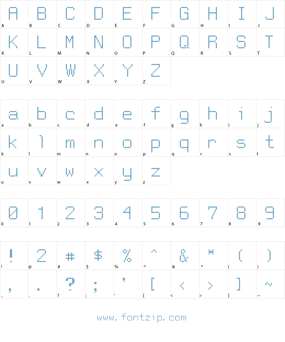 Guru Meditation NBP Font Character