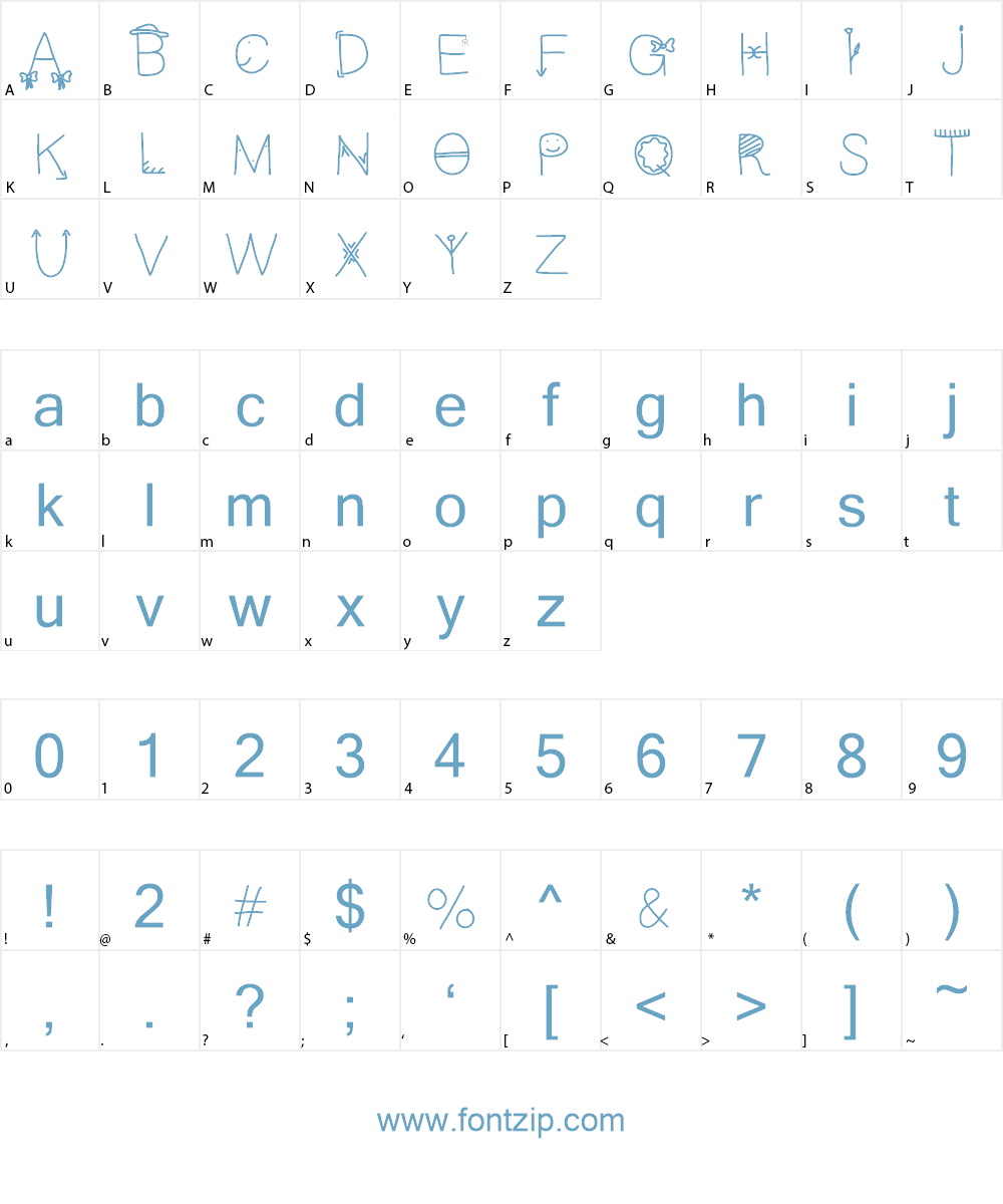 Cfun Font Character