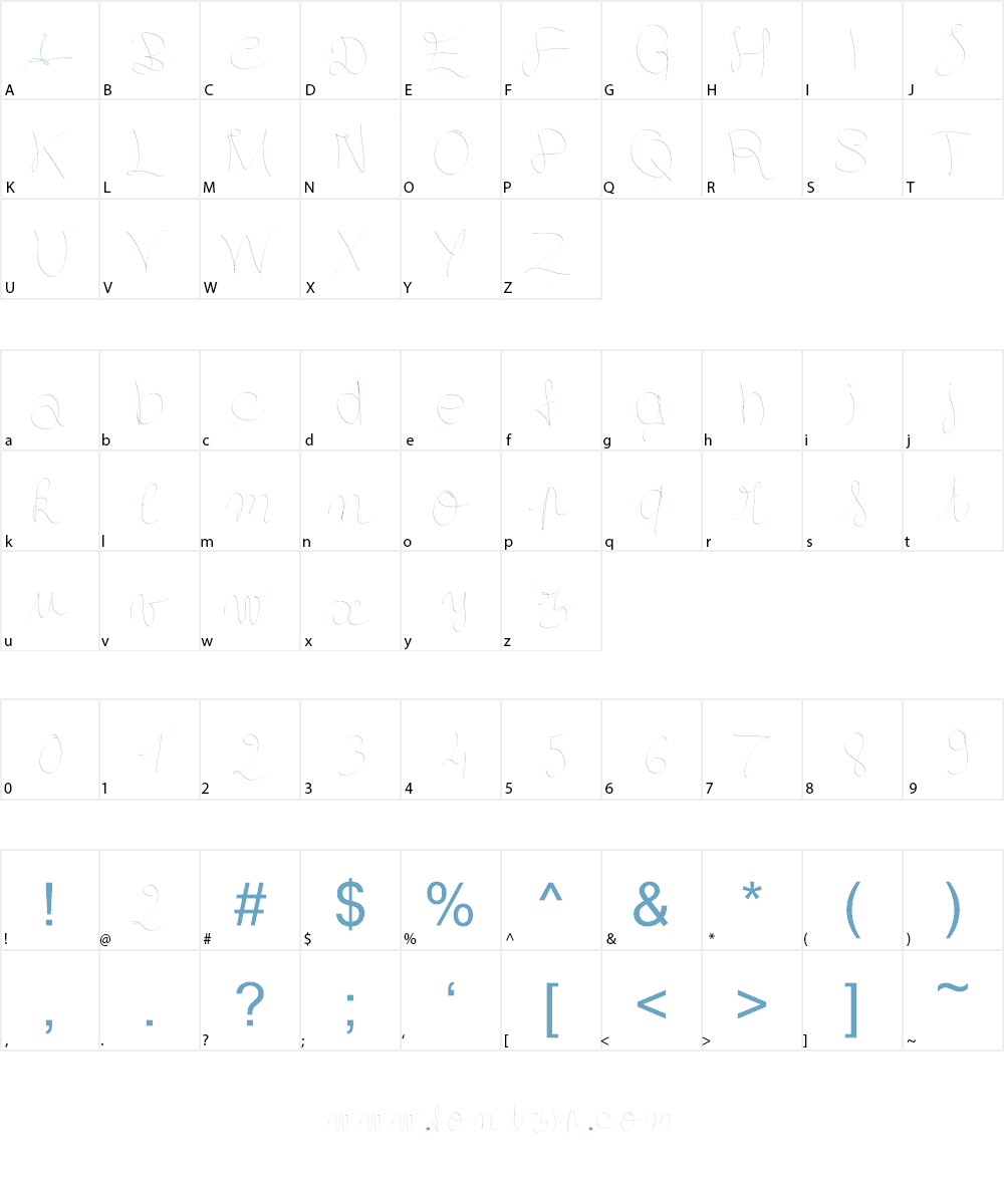 Elegantegaelle Font Character