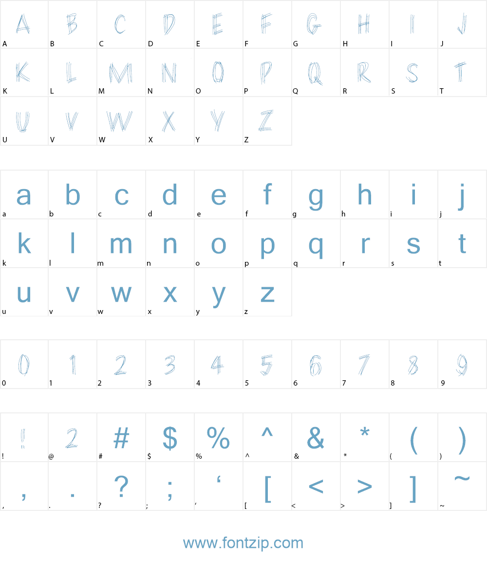 FILAMENT Font Character
