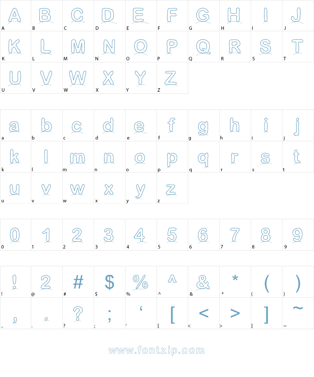 Lesdunes Font Character