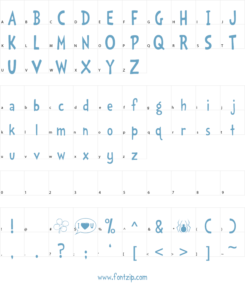 LOL! Font Character