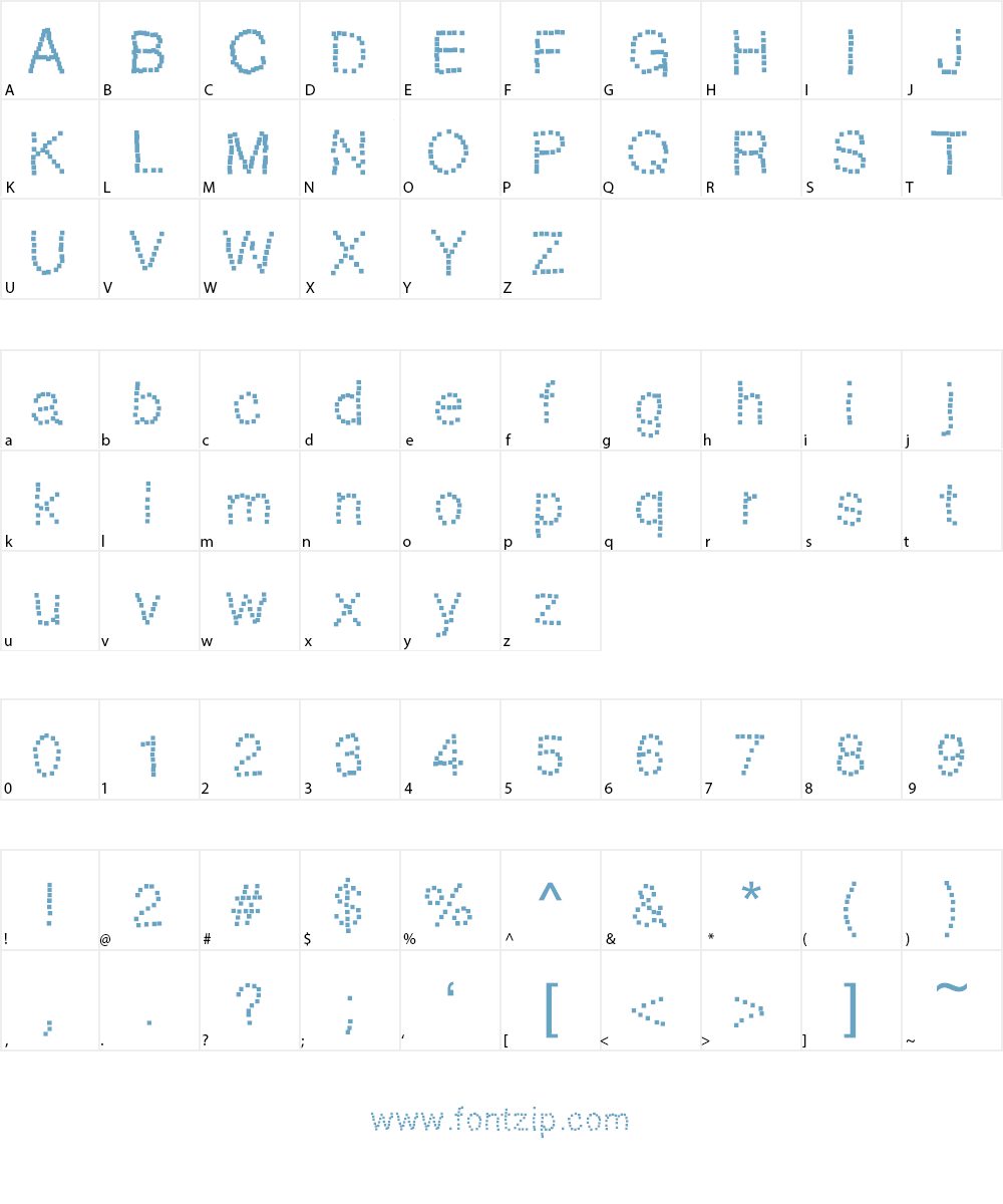 Pointcarre Font Character