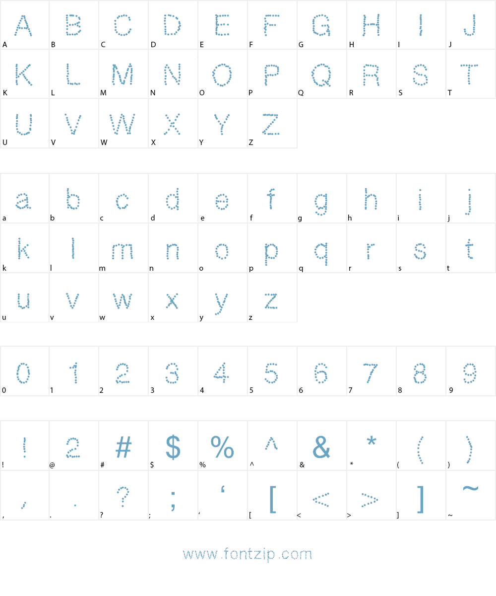 Pointgaelle Font Character