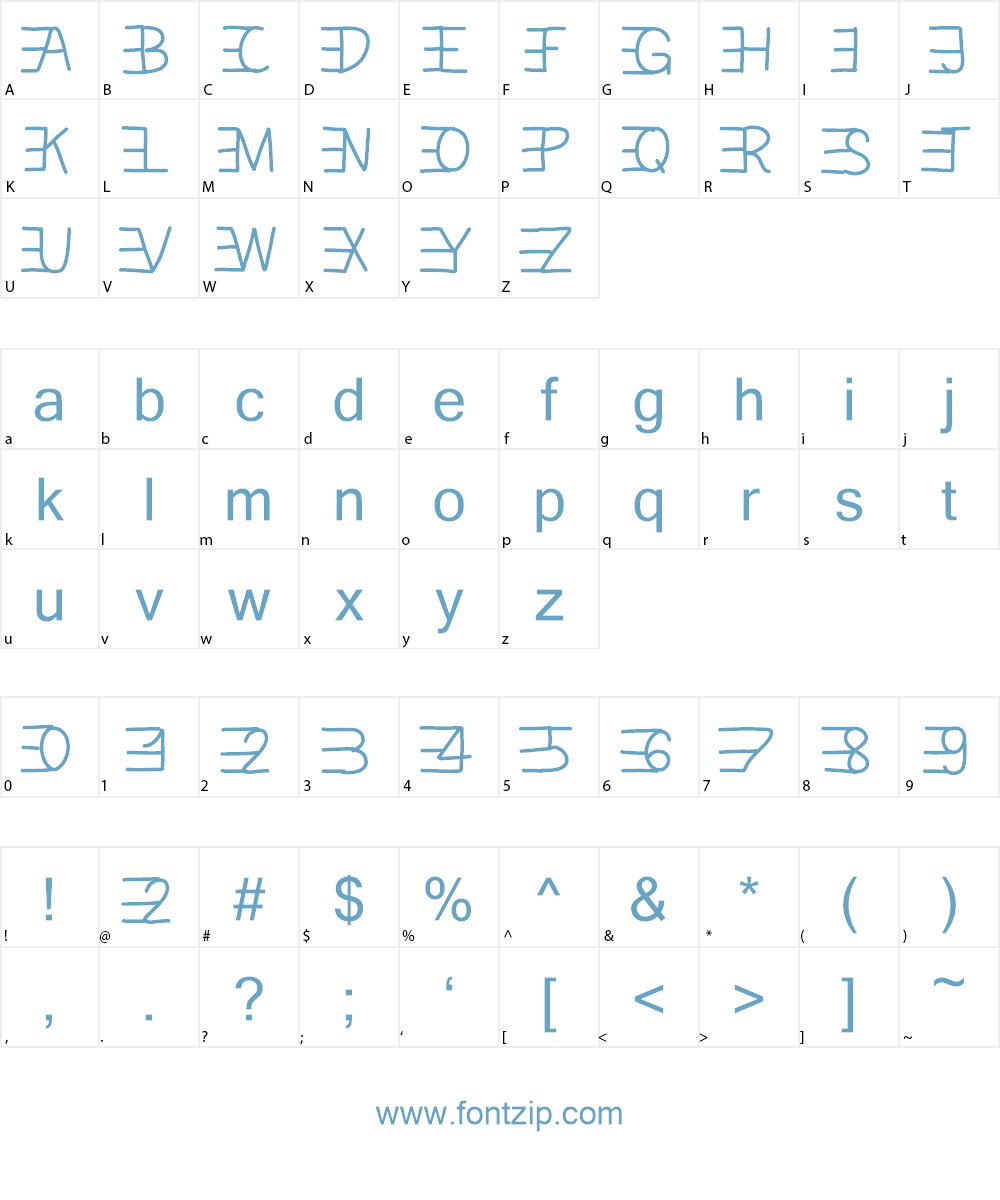 trouverlecode Font Character