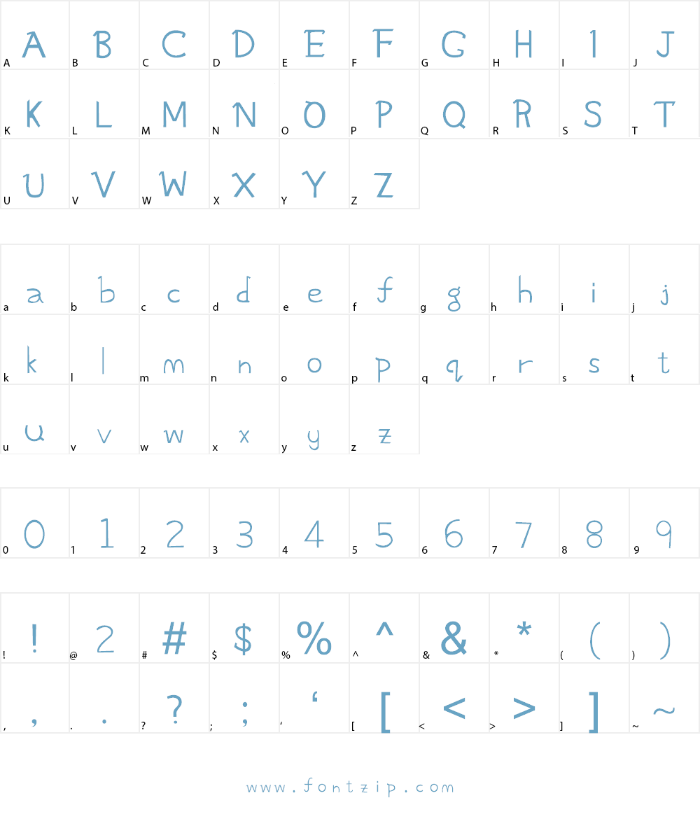 Commons Font Final Font Character