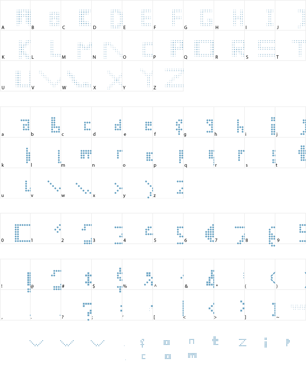 Beat Me Now Font Character