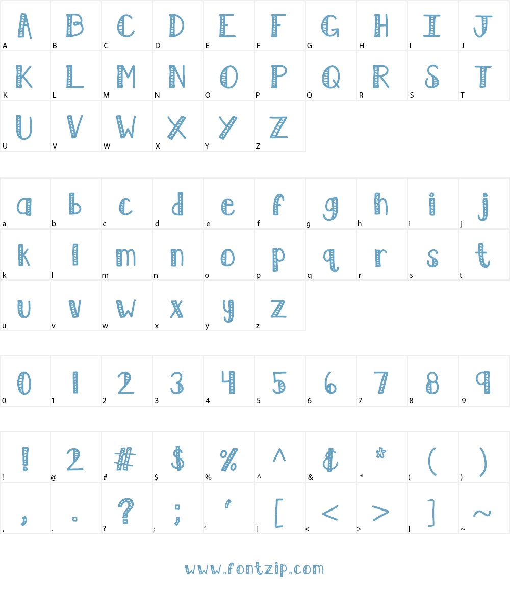 KBLimeLight Font Character